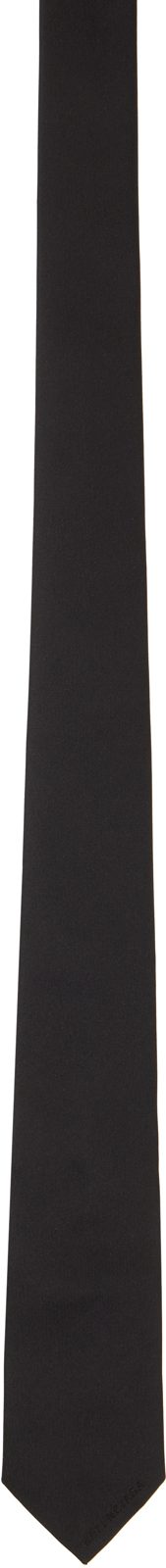 Black Silk Tie 262342M158001
