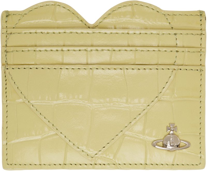 Green Heart Card Holder 262314M163035