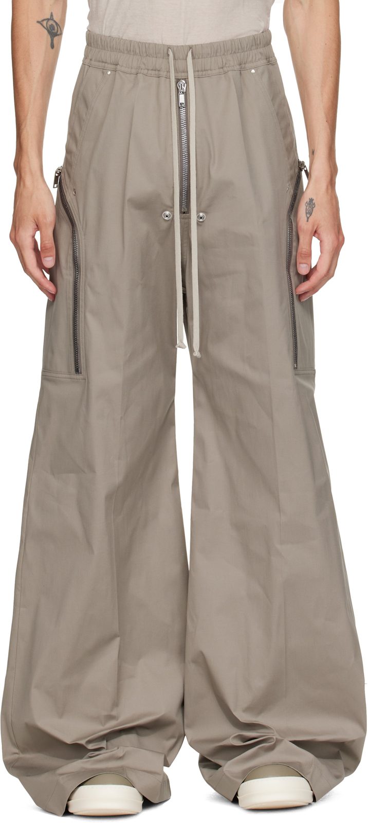 Taupe Tower Heizer Belas Cargo Pants 262232M188016