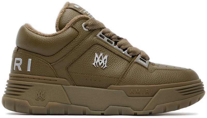 Khaki Metallic MA-1 Sneakers 262886M237039