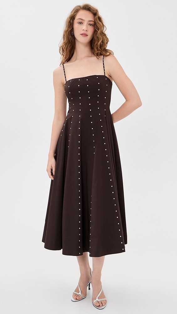 STAUD Wylie Dress_Earth Studs