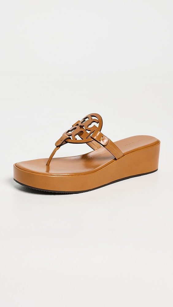 Miller Wedge Sandals 25mm_Walnut