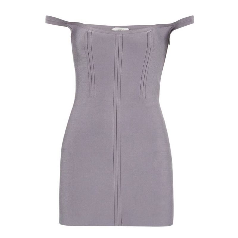 Off-The-Shoulder Corset Mini Dress