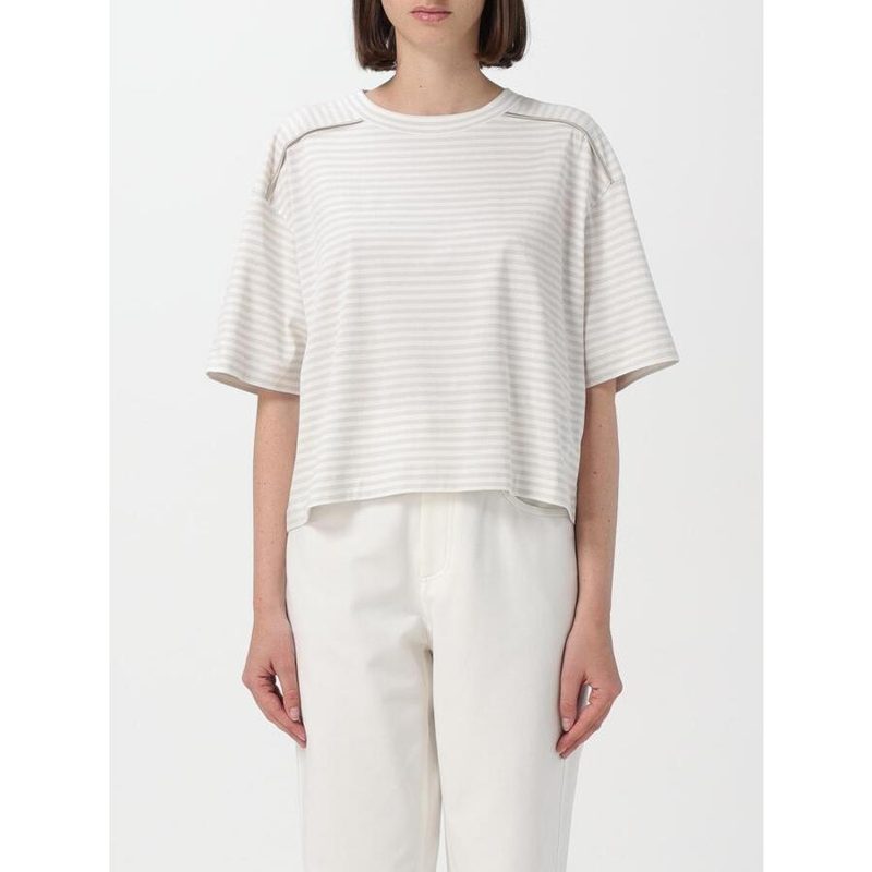 Brunello Cucinelli Wolight Beige Boxy Shirt_Beige