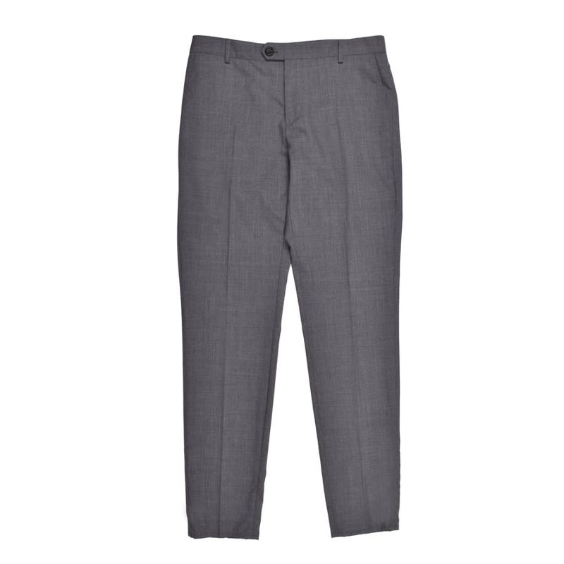 Brunello Cucinelli Lead Grey Virgin Wool Trousers_Grey
