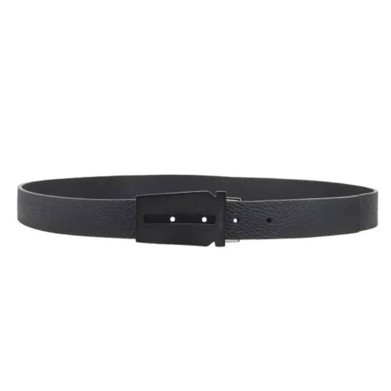 Reversible Calfskin Belt_Black
