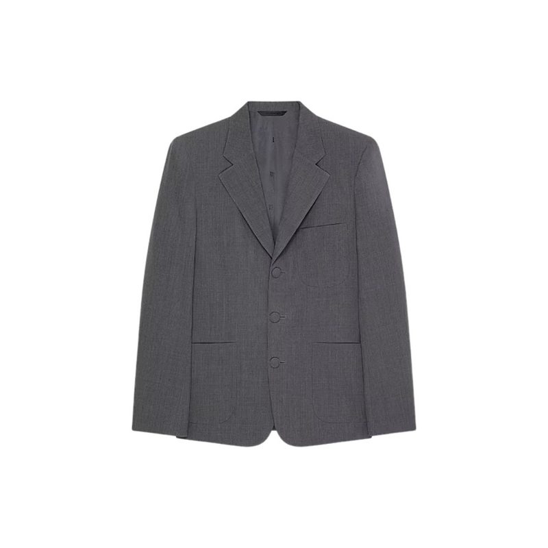 Schoolboy Jacket Medium Grey_Grey