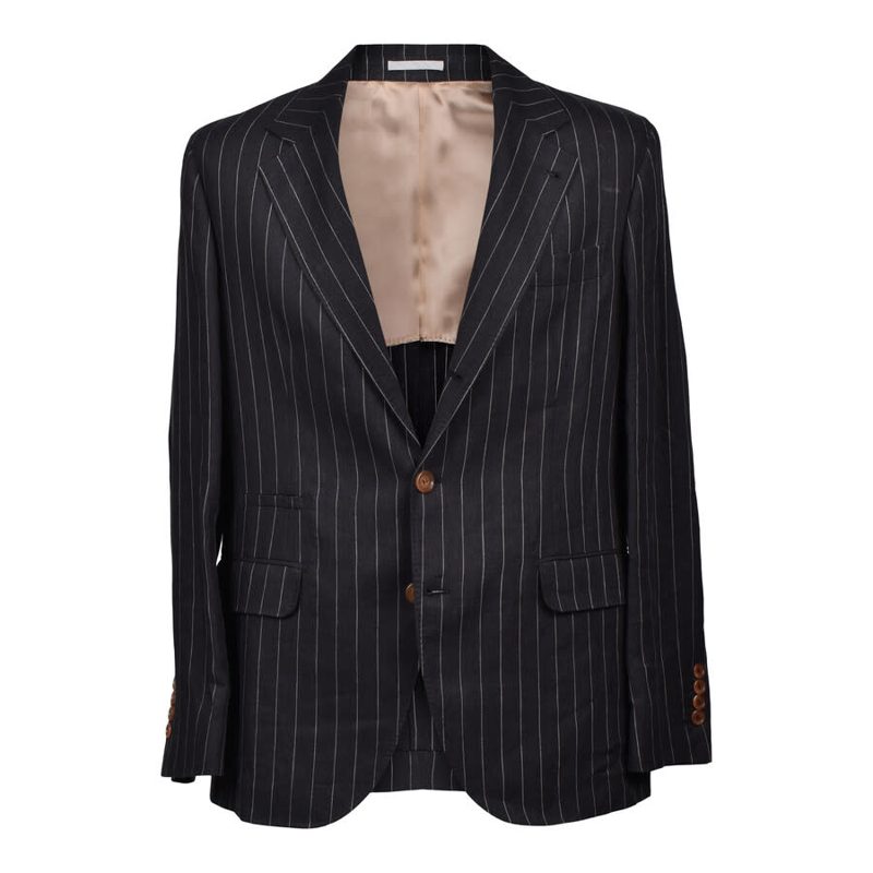 Brunello Cucinelli Mens Blazer Nwt_Black