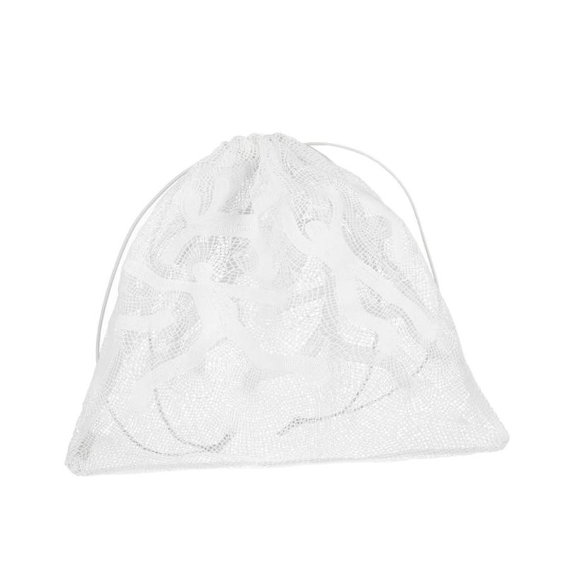Mesh Clutch Bag_White