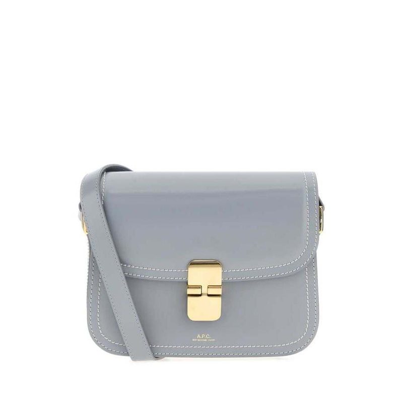 Powder Light-Blue Leather Small Grace Crossbody Bag Bleuacier Borse A Mano_Multi-Color