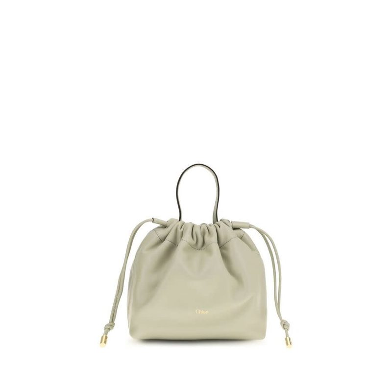 Chloe Lambskin Leather Shoulder Bag ? Gray_Multi-Color