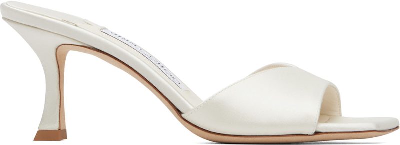 White Skye 70 Heeled Sandals 262528F125001