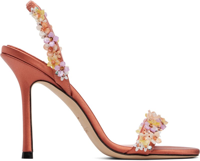 Pink Jenn 100 Heeled Sandals 262528F125035