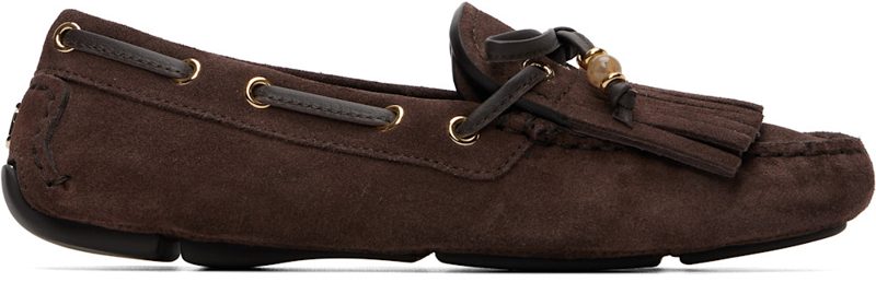 Brown Manon Loafers 262528F121002