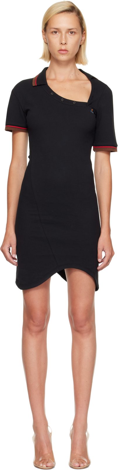 Black Glory Polo Minidress 262314F052012