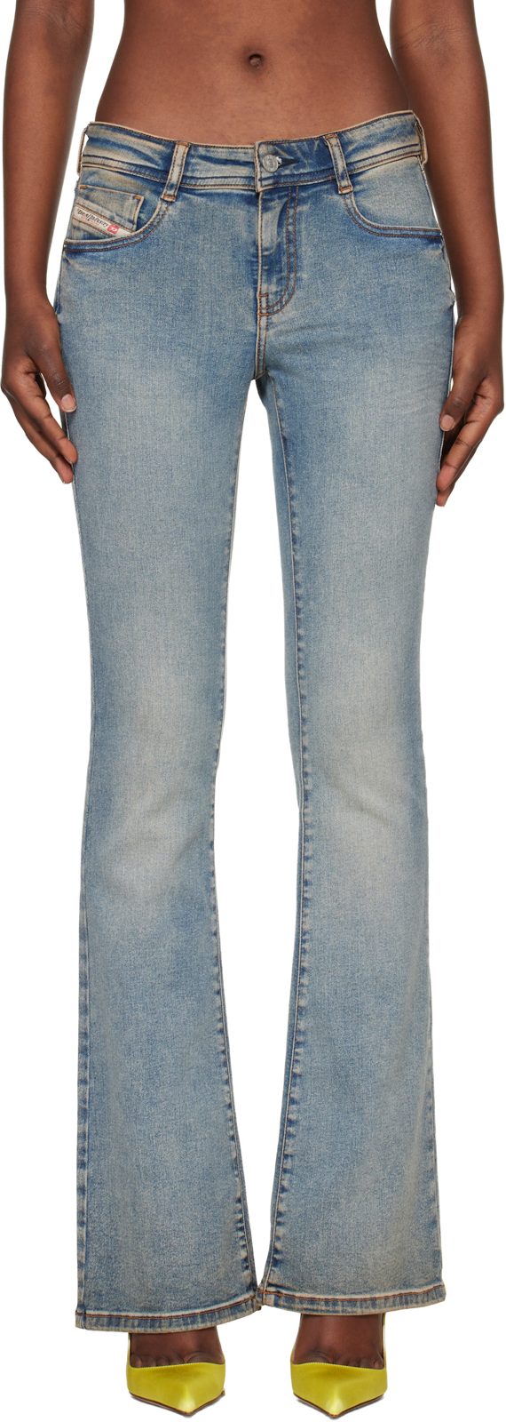 Blue 1969 D-Ebbey Bootcut Jeans 261001F069019