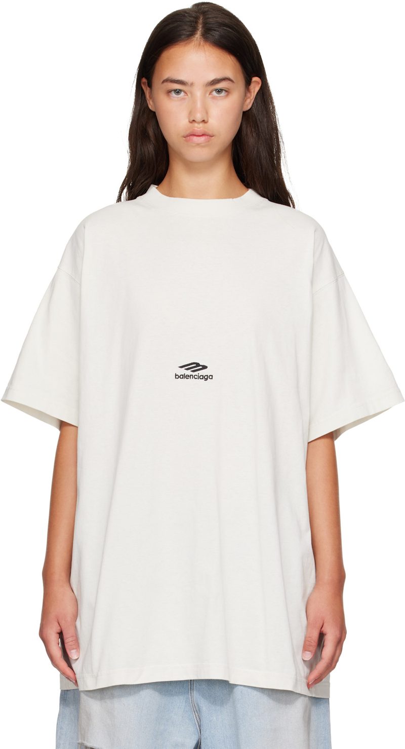 오프화이트 Ski Oversized T-shirt 261342F110000