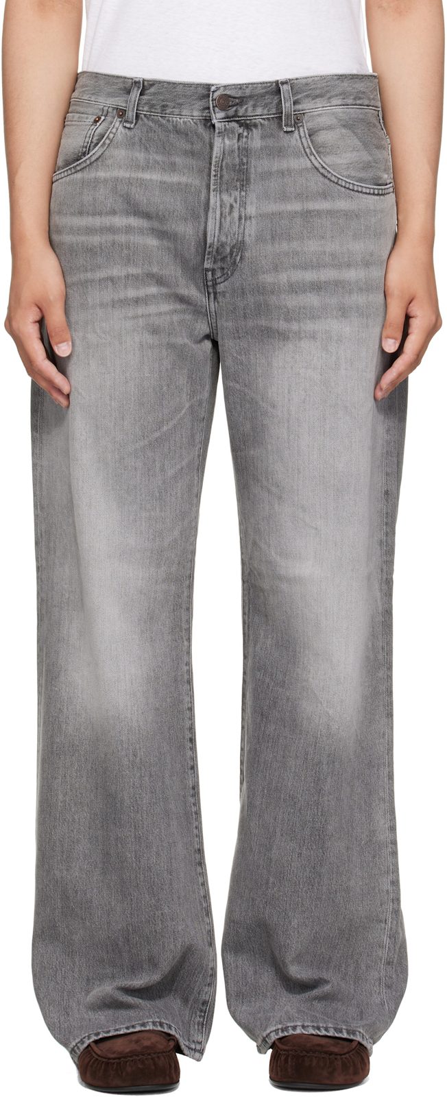 Gray 2021 Regular Fit Jeans 262129M186006