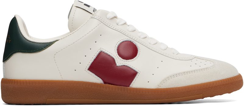 White & Red Bryce Sneakers 262600F128006