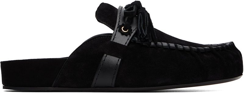 Black Malvin Mule Loafers 262600F121002