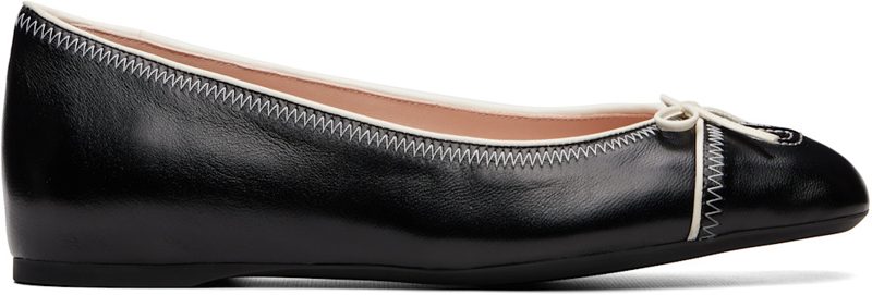 Garavani Black VLogo Signature Ballerina Flats 262807F118001