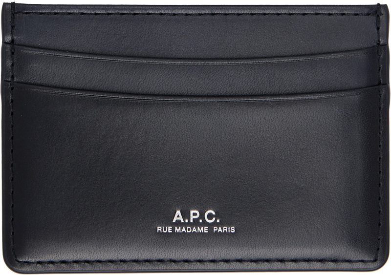 Navy Andre Card Holder 262252M163011