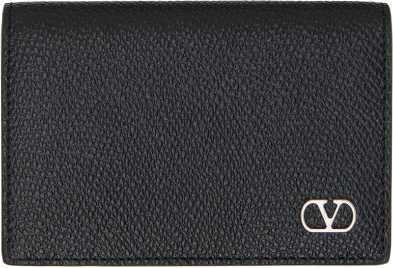 Garavani Black VLogo Signature Card Holder 262807M163000
