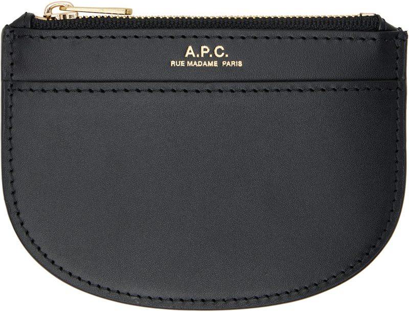 Black Demi-Lune New Coin Card Holder 262252F037009