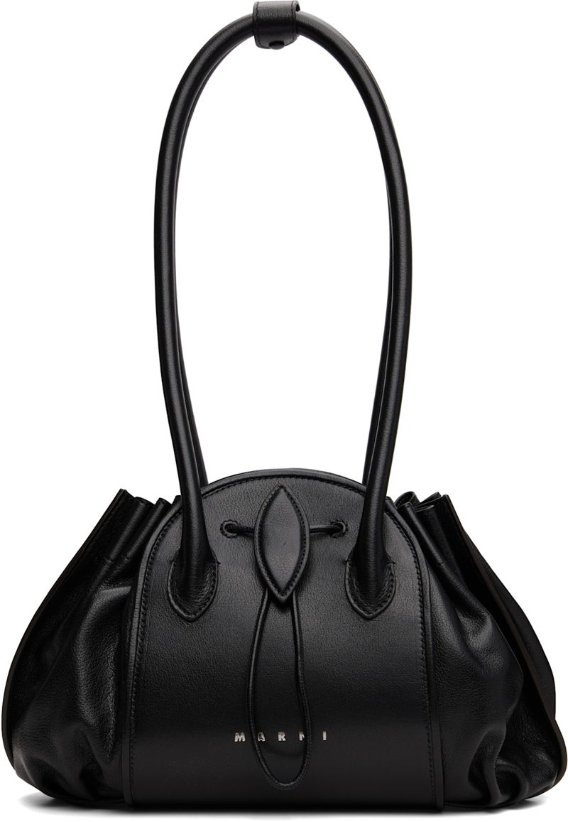 Marni Black Tulipea East West Bag 262379F048000
