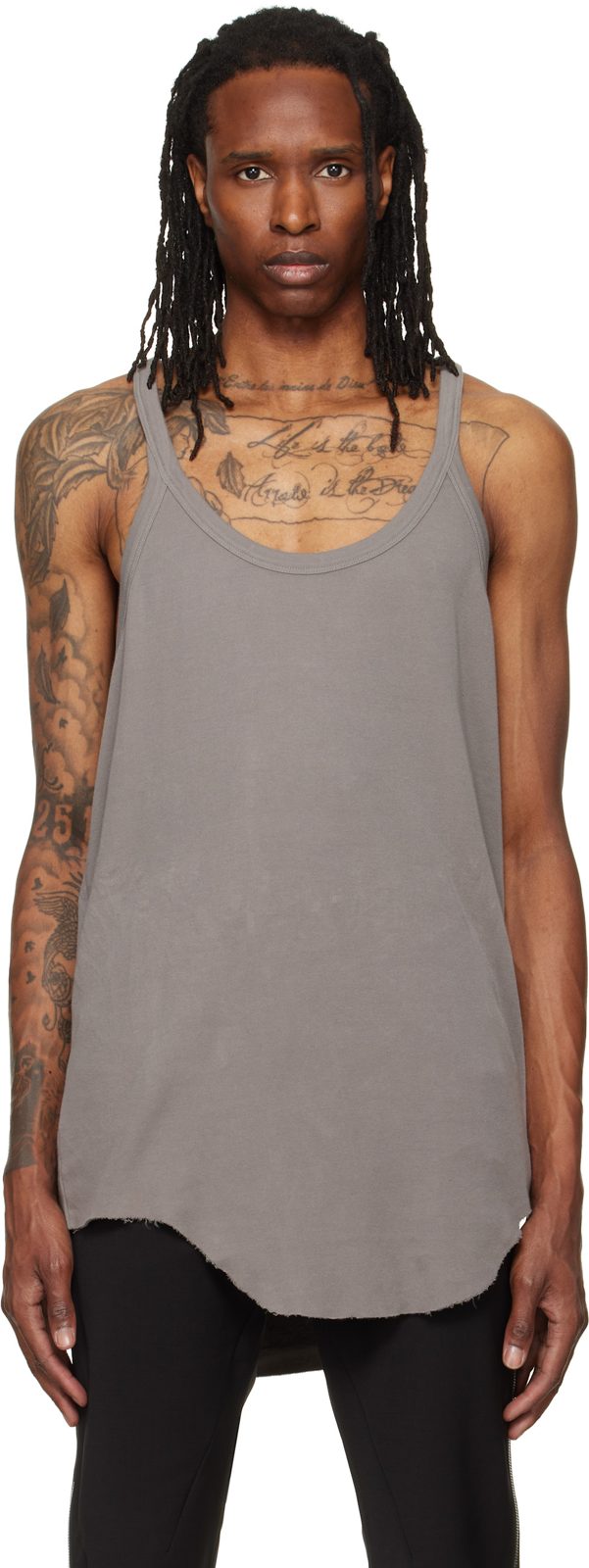 Gray Tower Pony Tank Top 262232M214025