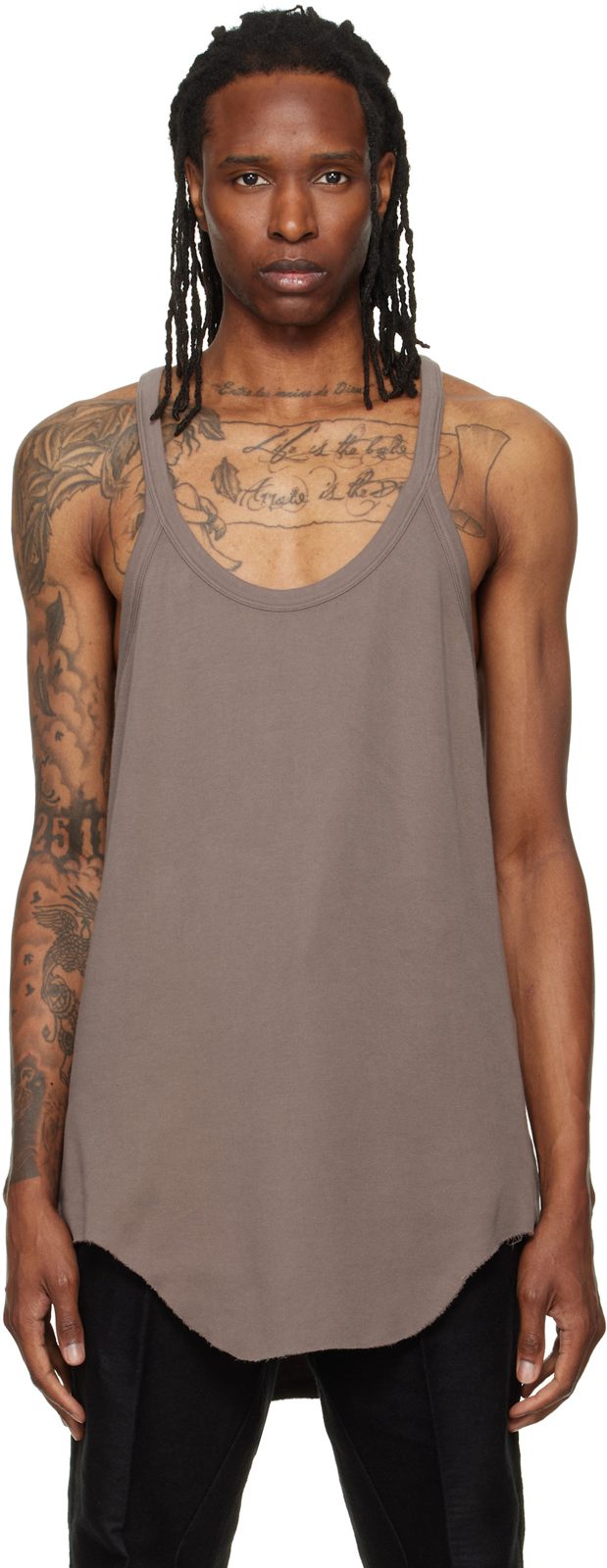 Gray Tower Pony Tank Top 262232M214024