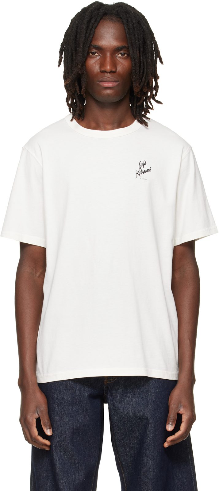 Maison Kitsune [오프화이트] Cafe Relax T-shirt 262389M213054