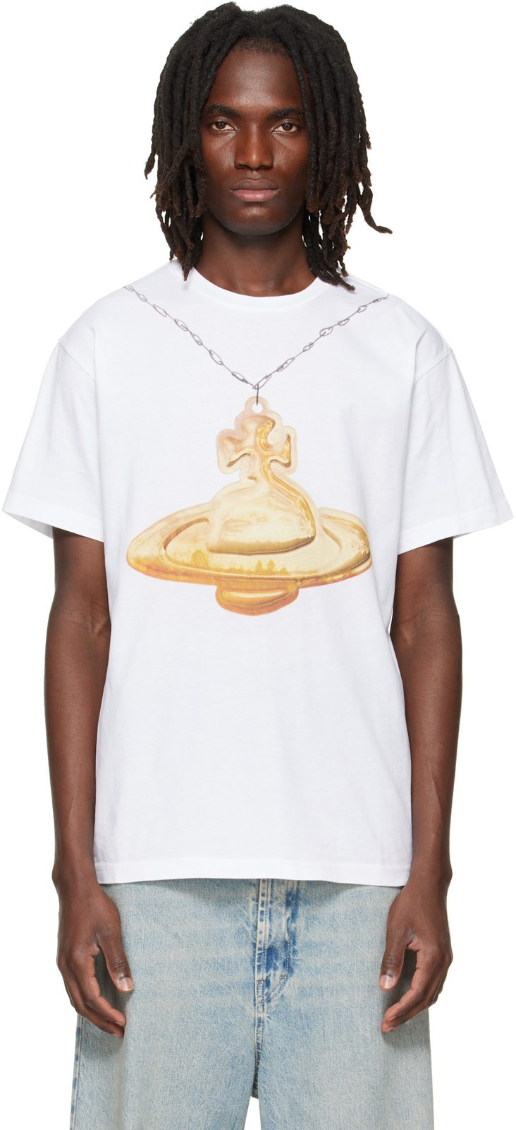 White Gold Orb Classic T-shirt 262314M213017