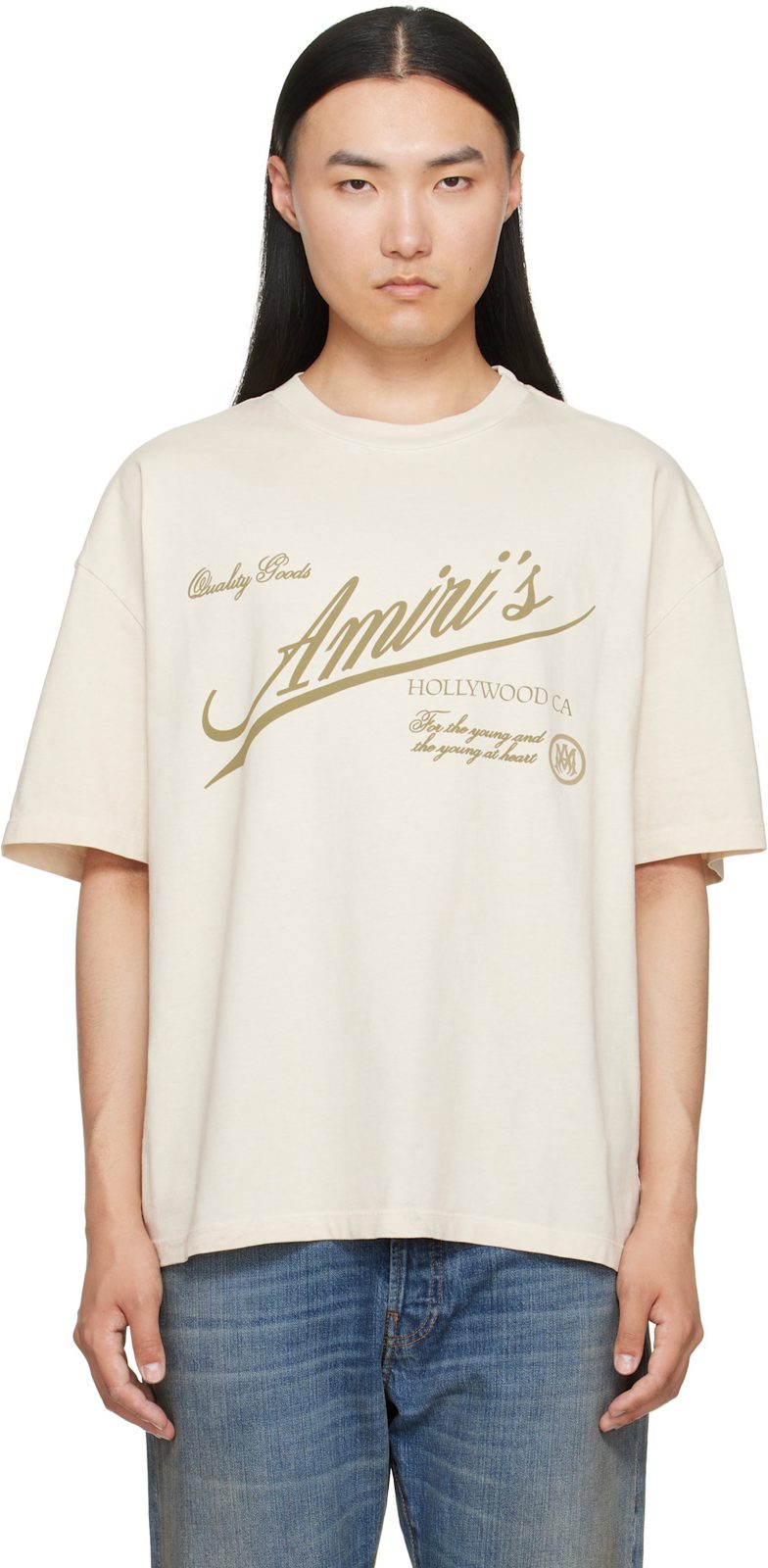 아미리 Quality Goods Oversized T-shirt 262886M213040