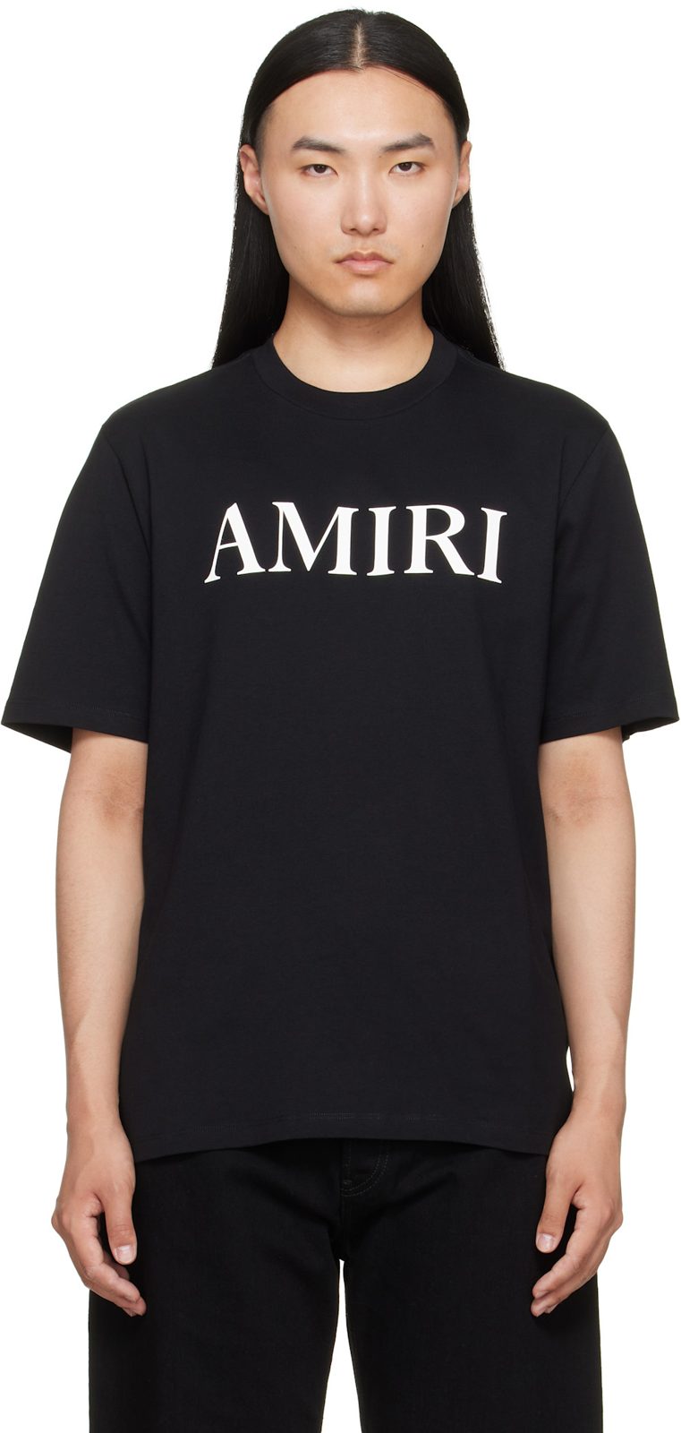 Black [아미리] Core Logo T-shirt 262886M213031