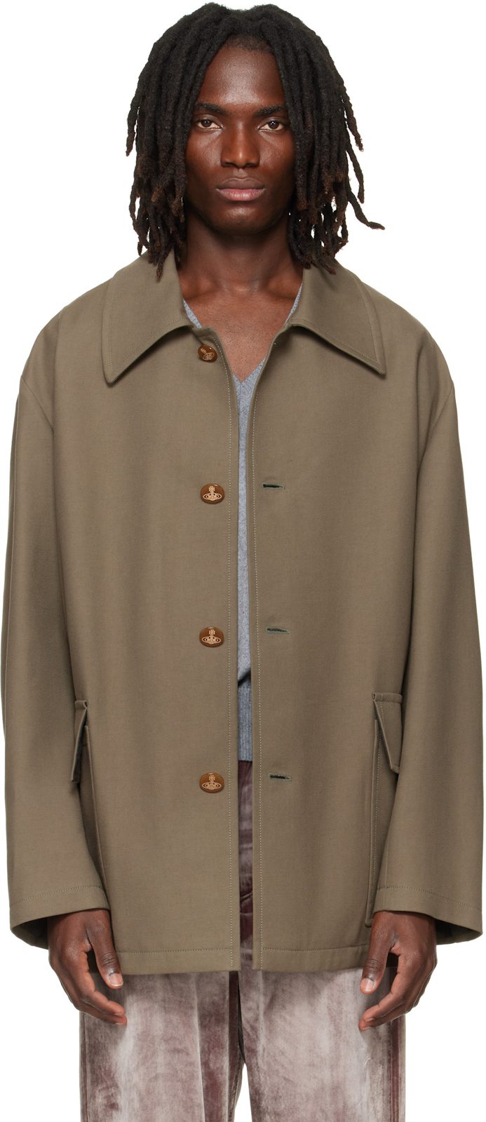 Khaki Donkey Jacket 262314M180001
