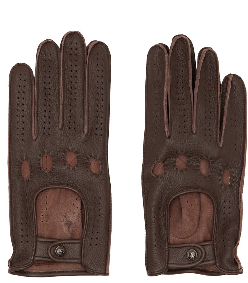Garavani Brown VLogo Signature Gloves 262807M135000