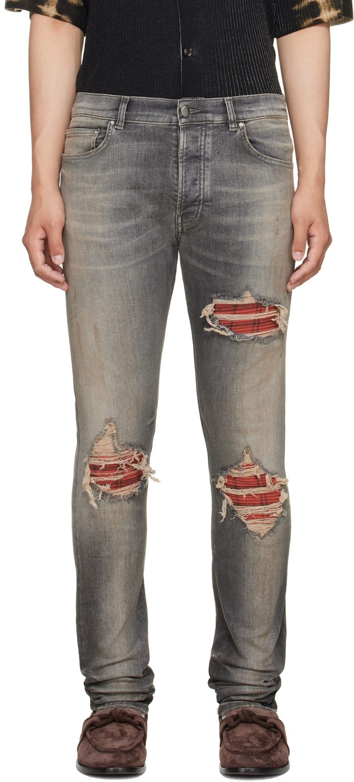 Blue Flannel MX1 Jeans 262886M186014