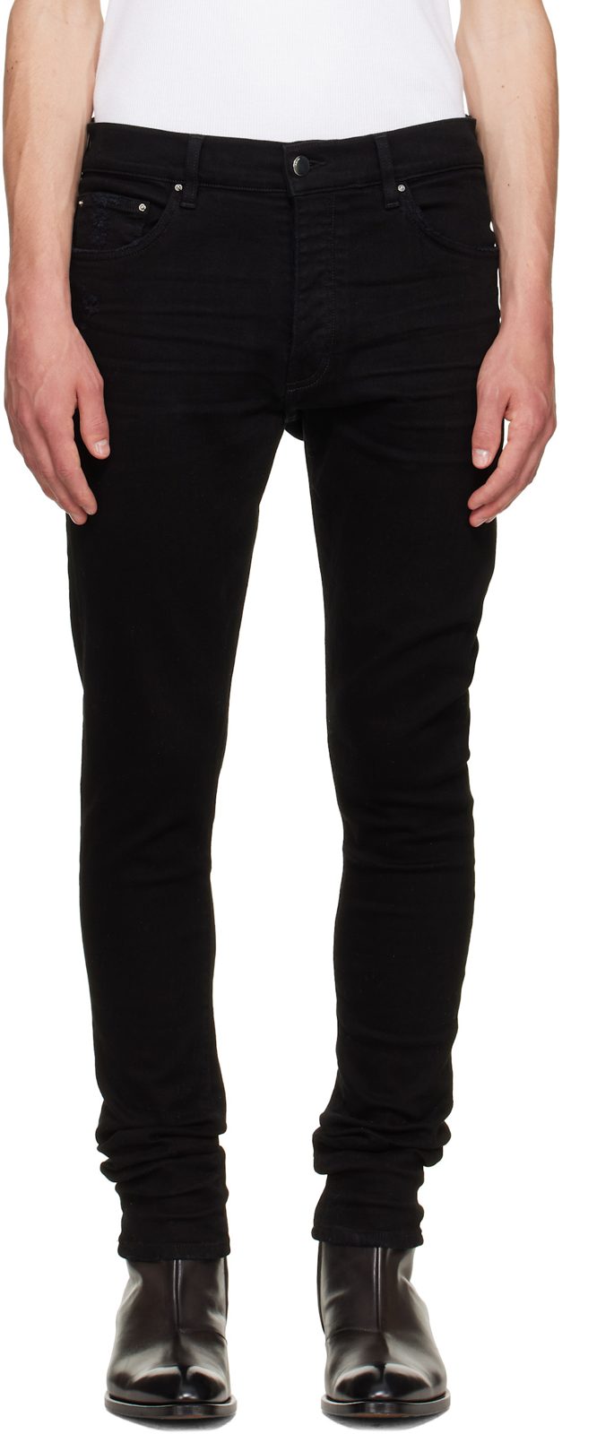 Black Stack Jeans 262886M186023
