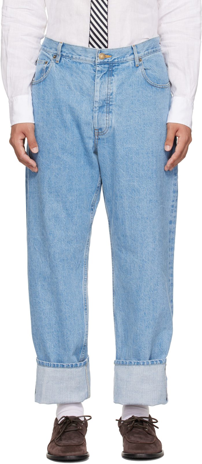 Blue Selvedge Denim Jeans 262381M186000