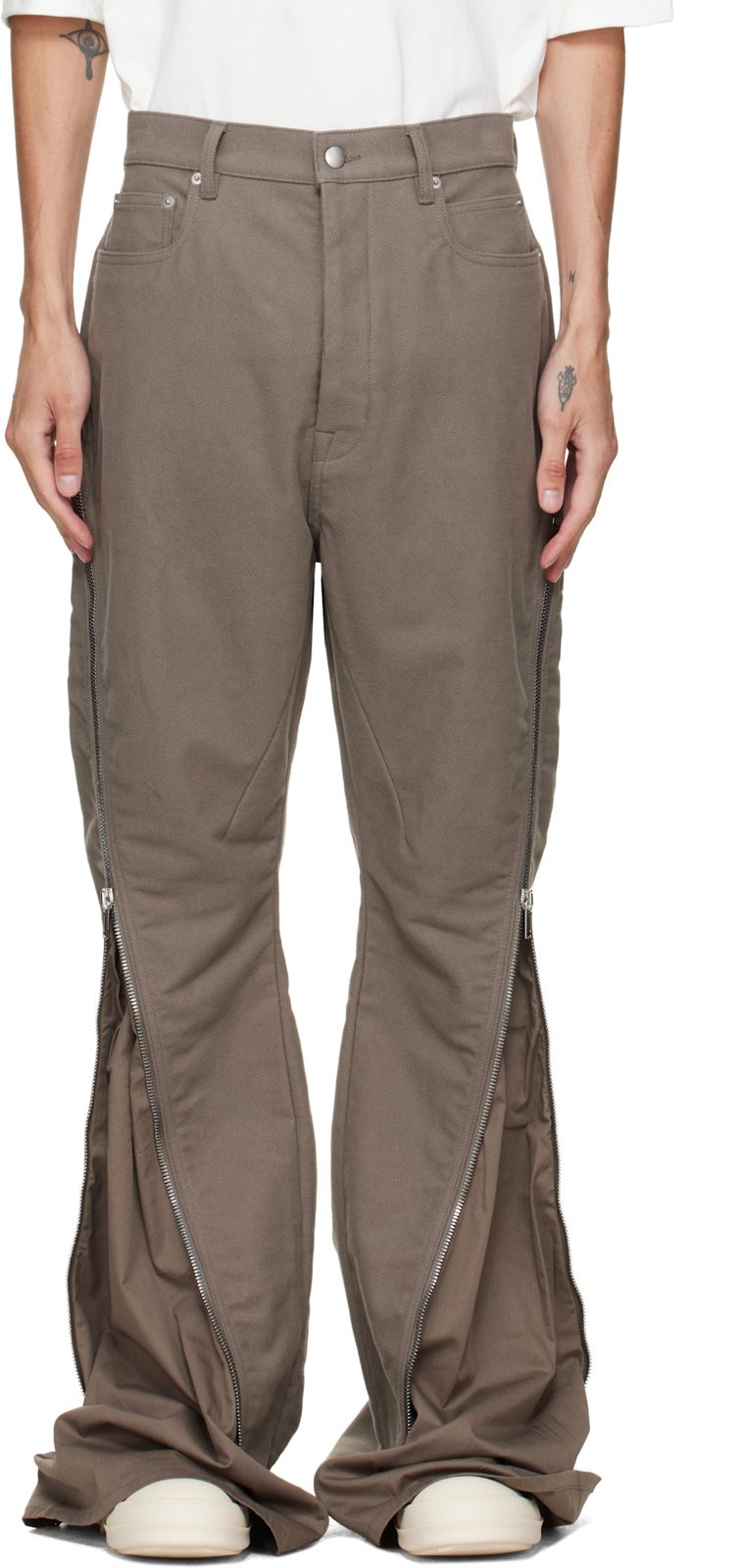 Gray Tower Bolan Banana Trousers 262232M191020
