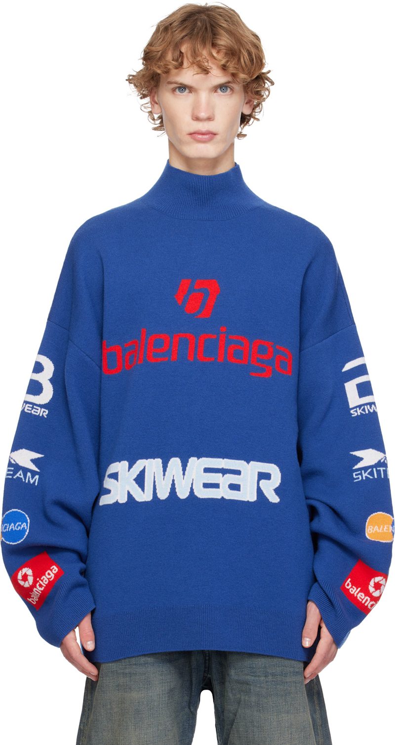 Blue L/S Turtleneck 261342M205000