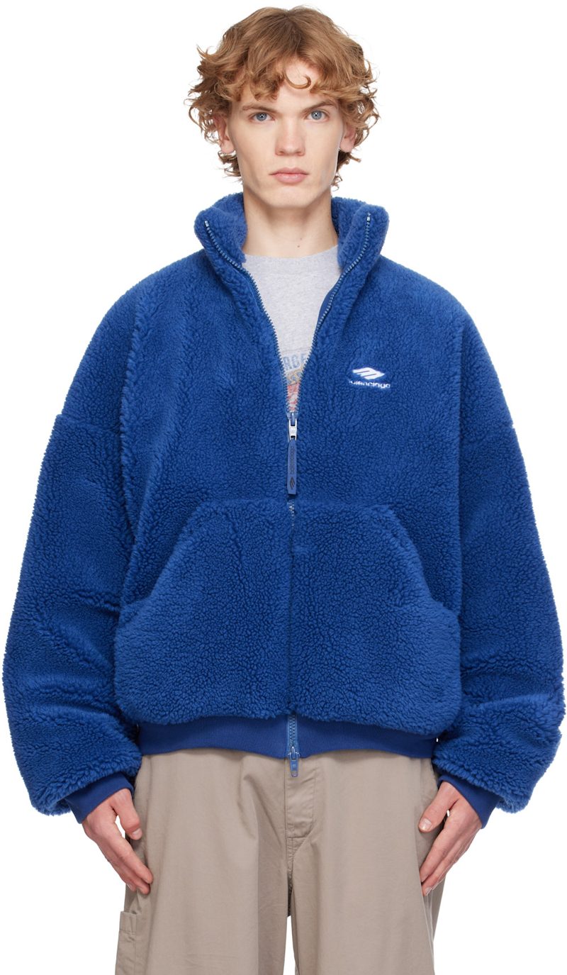 Blue Zip-Up Jacket 261342M202012