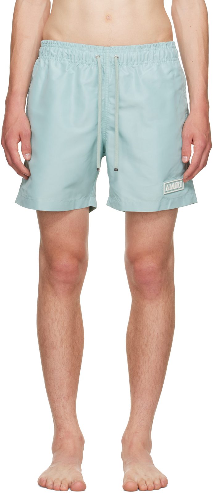 Blue [아미리] Patch Swim Shorts 262886M208002