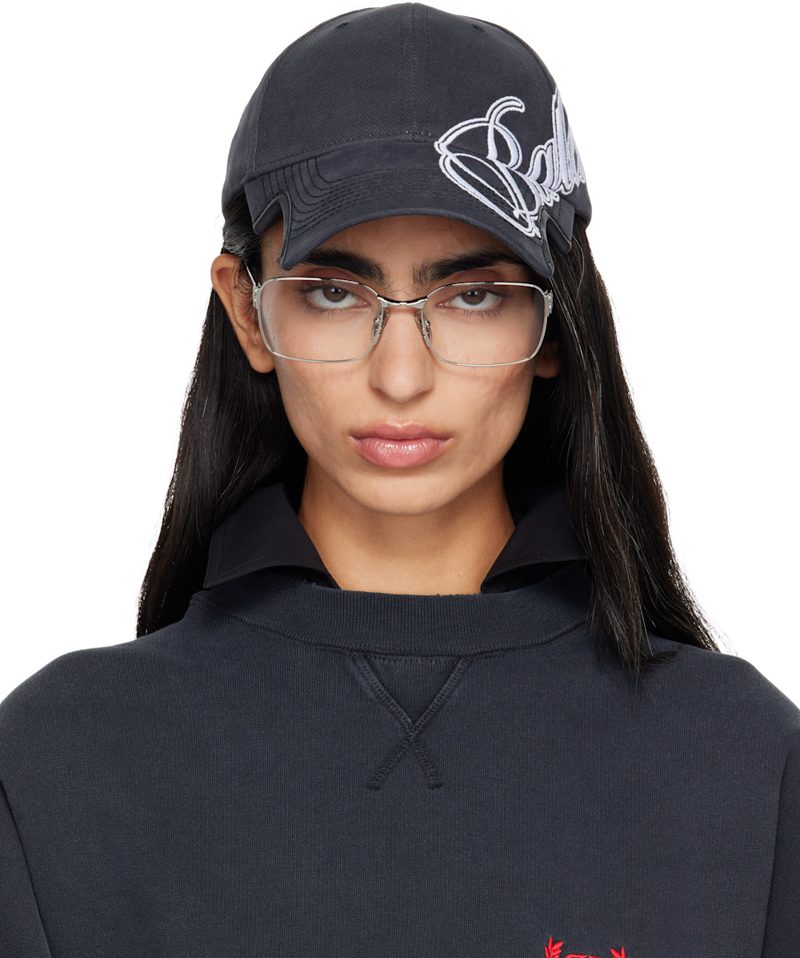 Black Cursive Logo Cap 261342F016000