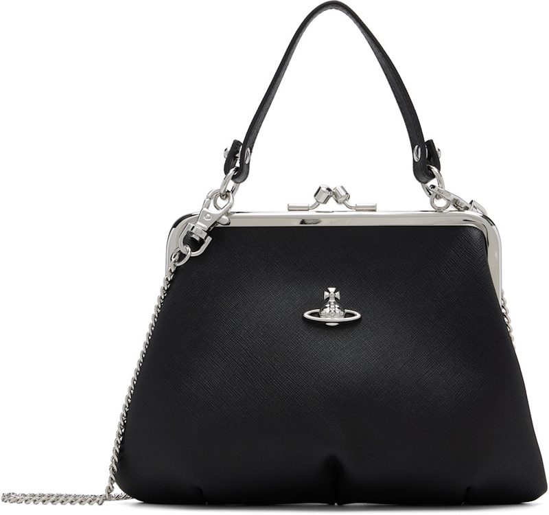 Black Granny Frame Bag 262314F046047