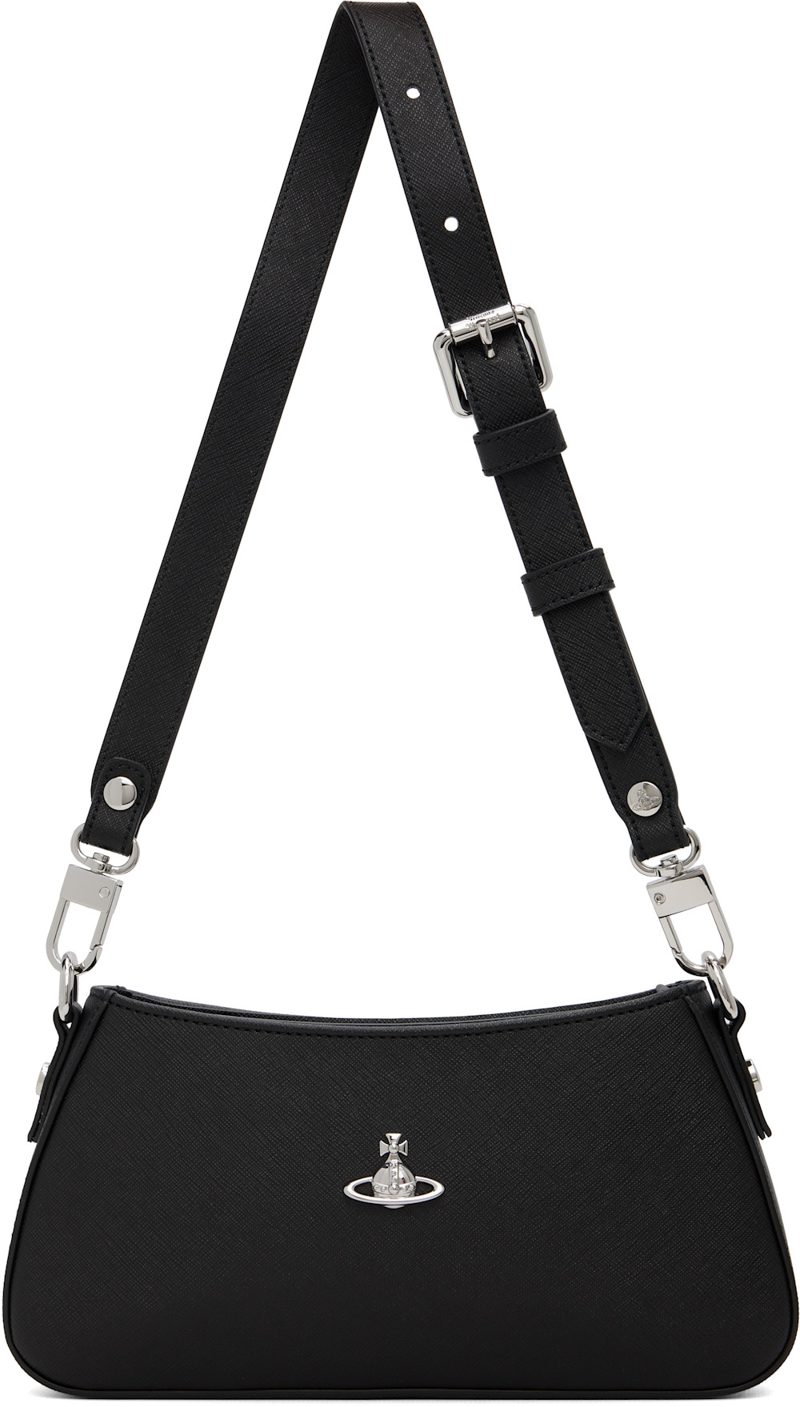 Black Tasha Shoulder Phone Bag 262314F048003