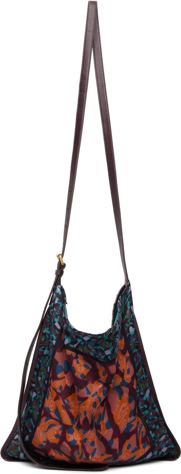 Multicolor Small Scarf Tote 262358F049001