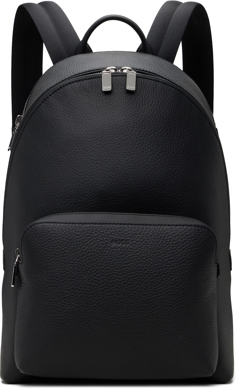 Black EM[보스]ED-LOGO Backpack 262085M166008