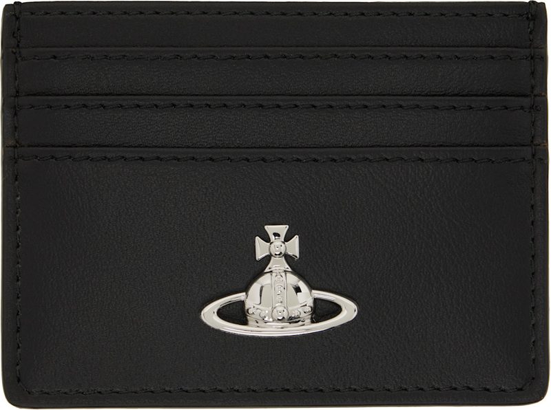 Black Flat Card Holder 262314M163021